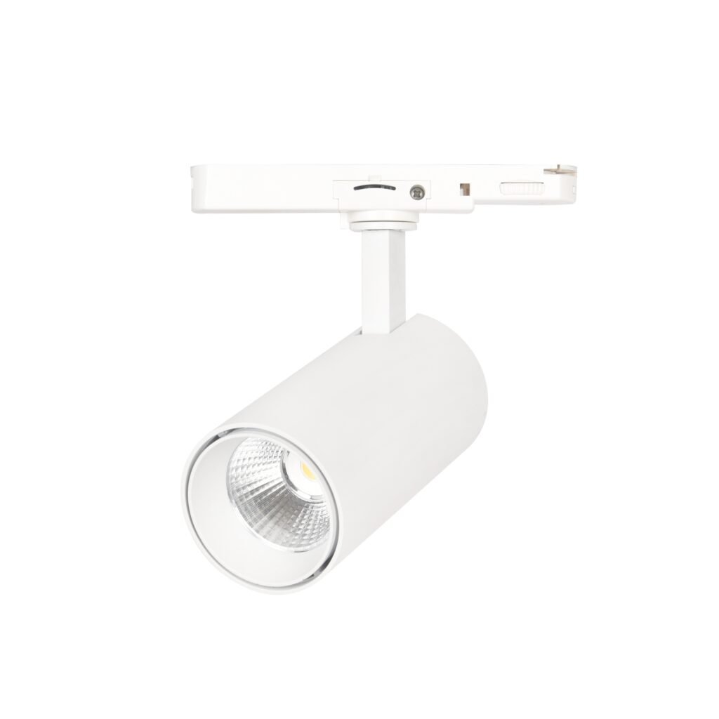 Cylinder Track Spotlight White