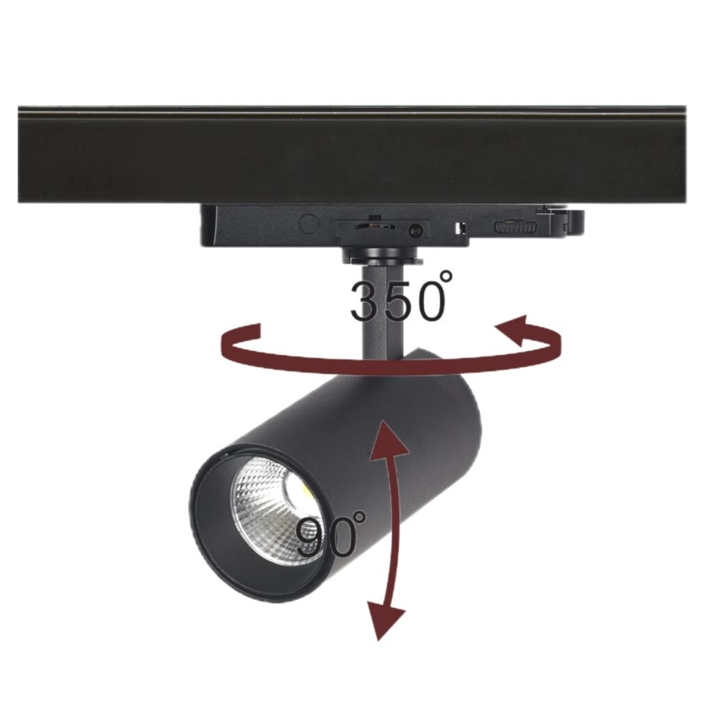 Cylinder Track Spotlight direction