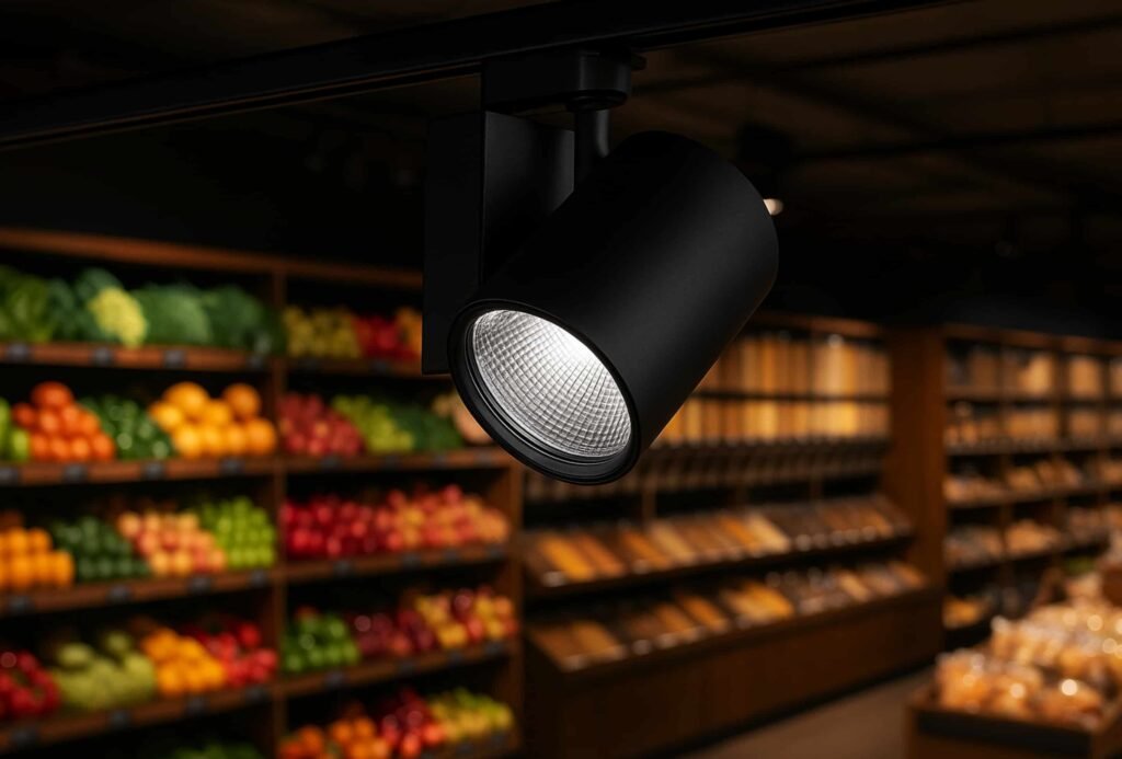 Rectangular Driver spotlight black application