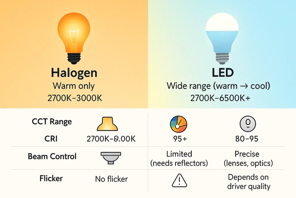 What are the differences between halogen and LED lighting? - lowcarbon ...