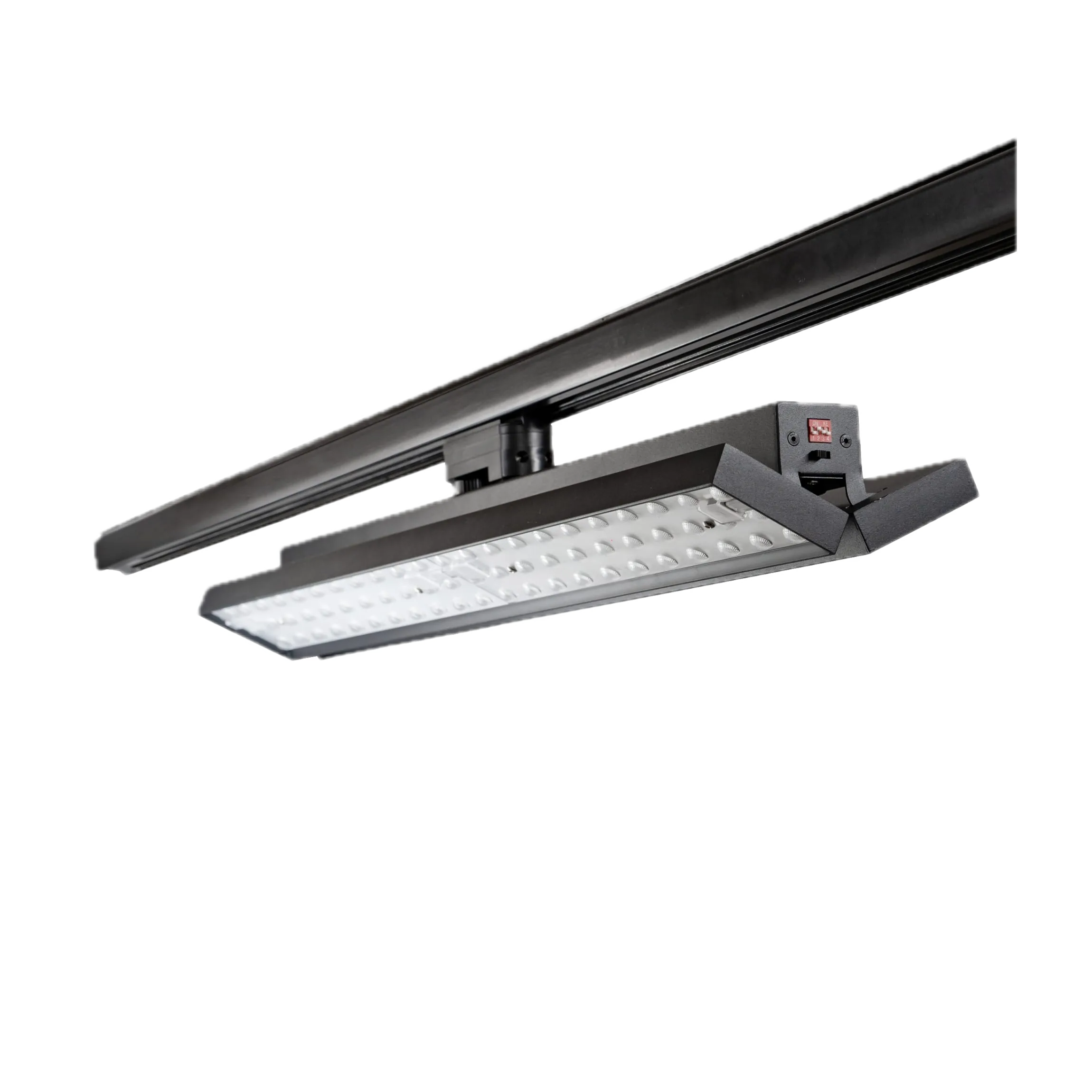 Lowcarbon adjustable dual-panel LED track light